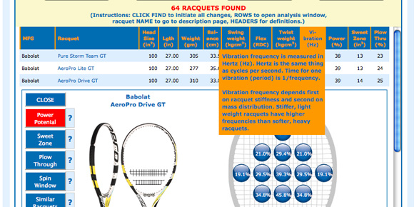 TWU Racquet Finder Quick Tour How to Talk Tennis