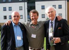 Crawford Lindsey (center), Rod Cross (left), Howard Brody (right).
