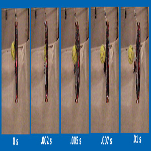Racquet bending images.