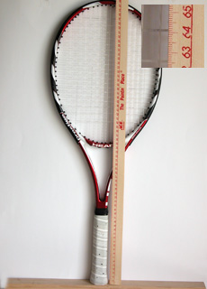 Measure distance to top string