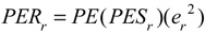 Equation of PE return for racket.