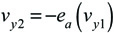 Alternative equation for apparent coefficient of restitution.