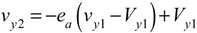 Equation solving for rebound ball speed using ACOR when both ball and racket are moving at impact.