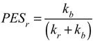 Equation solving for potential energy share of the racket.