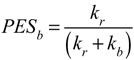 Equation solving for potential energy share of the ball.